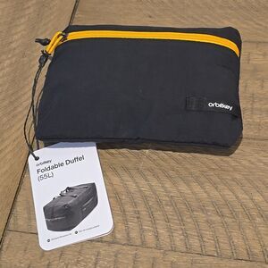 Orbitkey 55L Foldable Duffle Bag - Black And Yellow Limited Edition - Brand New